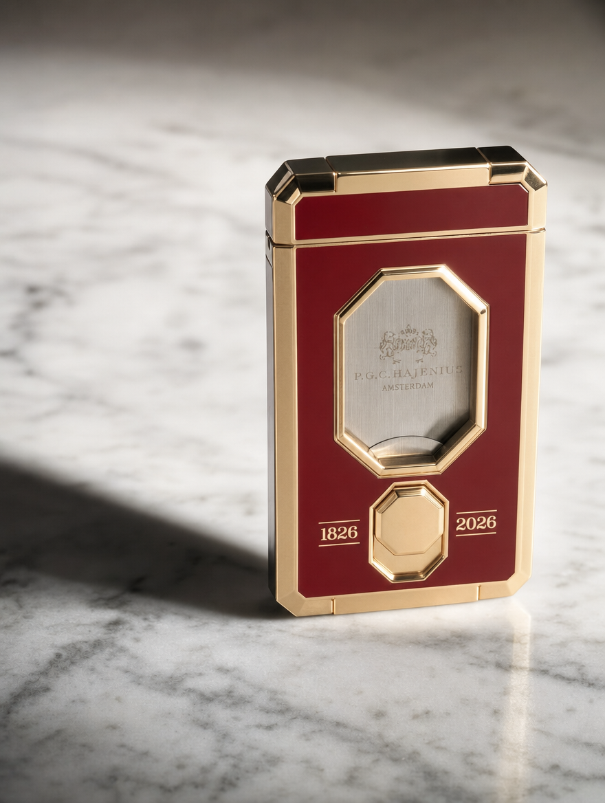 Volledig branded accessoire op marmer